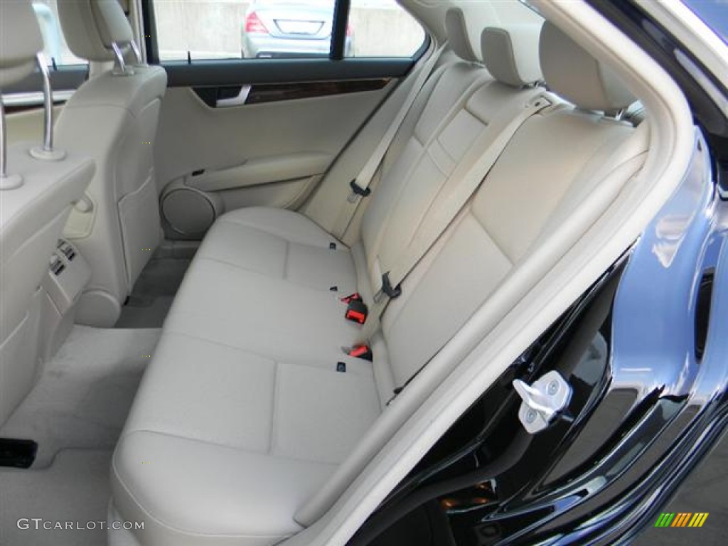2012 C 250 Sport - Black / Almond Beige/Mocha photo #10