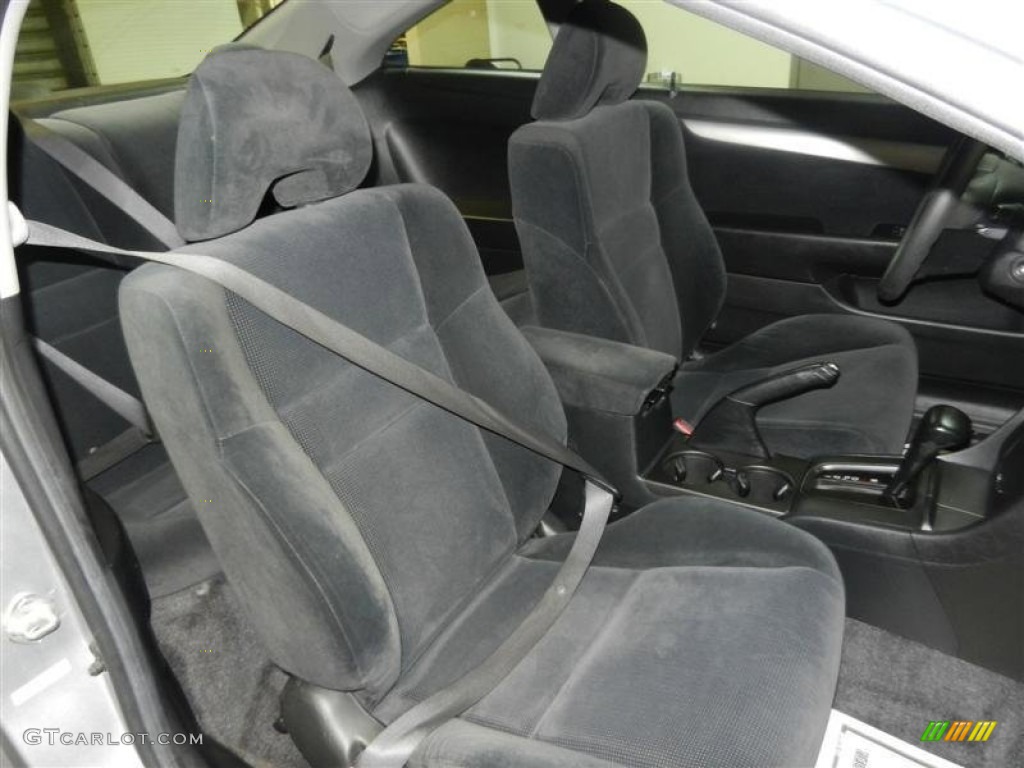2003 Accord LX Coupe - Satin Silver Metallic / Black photo #6