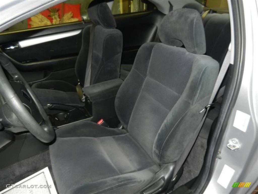 2003 Accord LX Coupe - Satin Silver Metallic / Black photo #17