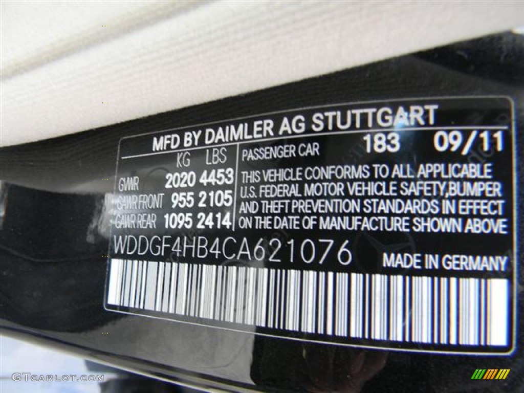 2012 C Color Code 183 for Magnetite Black Metallic Photo #57738029