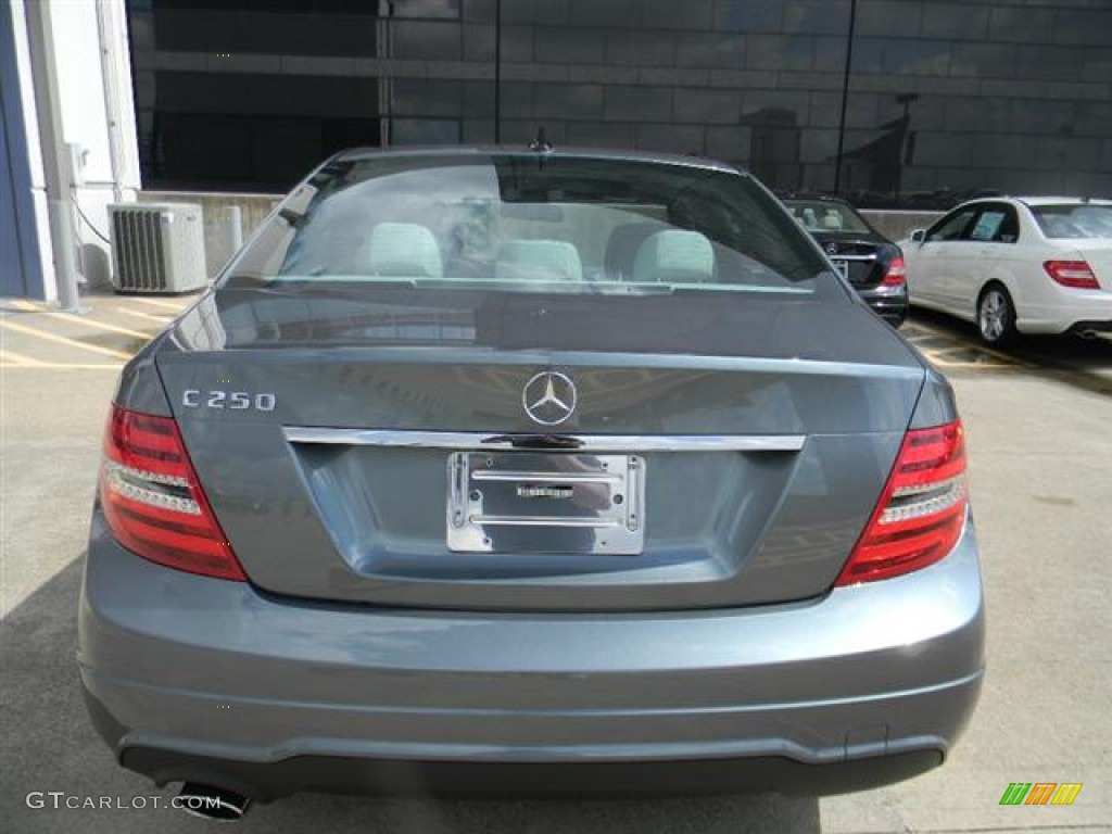 2012 C 250 Sport - Sapphire Grey Metallic / Ash photo #5