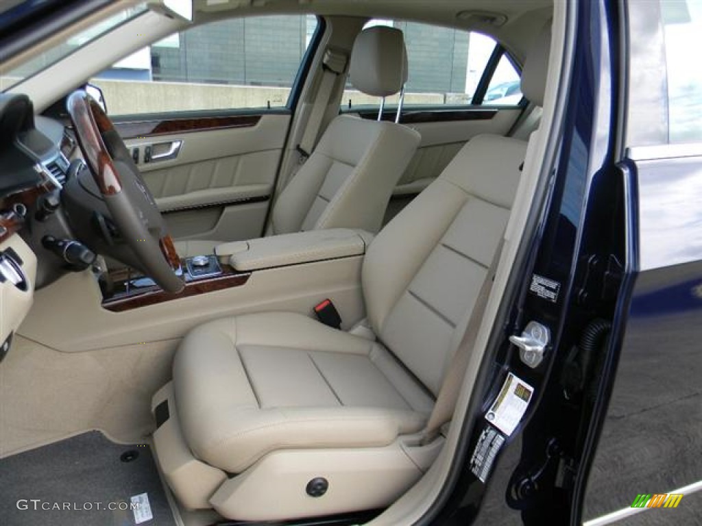 Almond/Mocha Interior 2012 Mercedes-Benz E 350 BlueTEC Sedan Photo #57739418