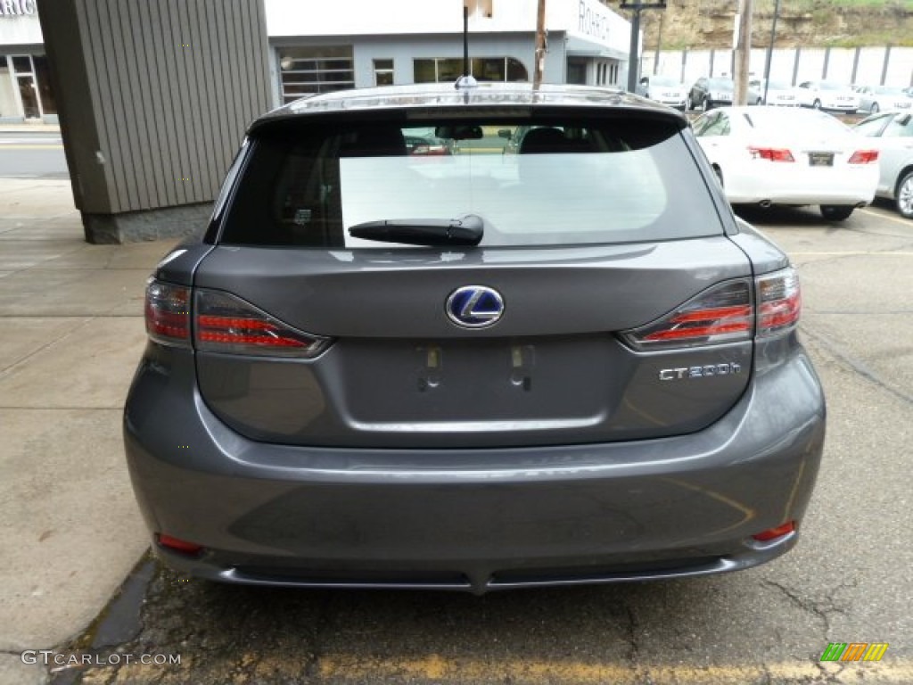 2012 CT 200h Hybrid Premium - Nebula Gray Pearl / Black photo #3