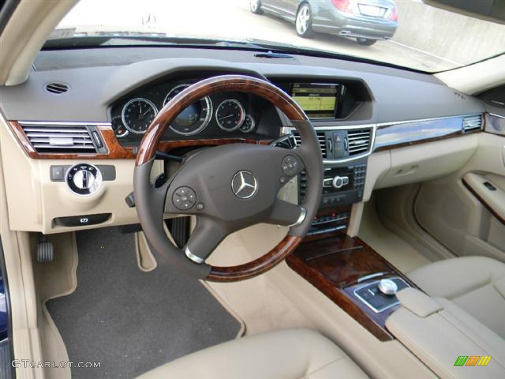 2012 Mercedes-Benz E 350 BlueTEC Sedan Almond/Mocha Dashboard Photo #57739425