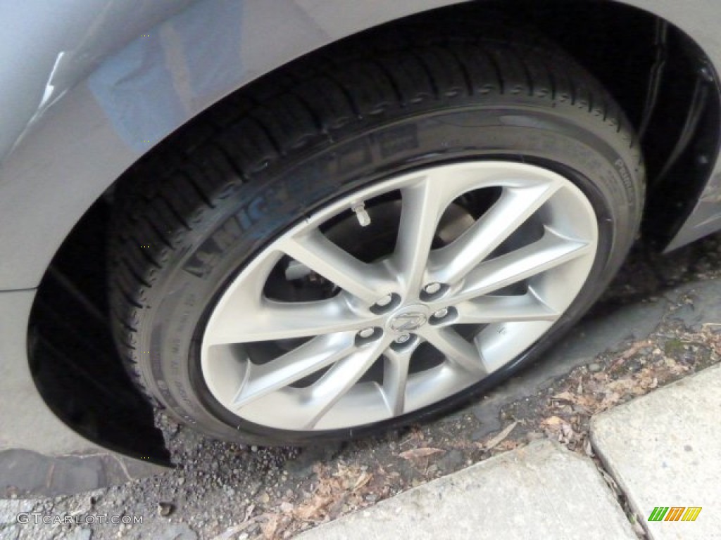 2012 CT 200h Hybrid Premium - Nebula Gray Pearl / Black photo #9