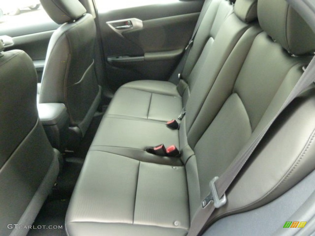 2012 CT 200h Hybrid Premium - Nebula Gray Pearl / Black photo #11