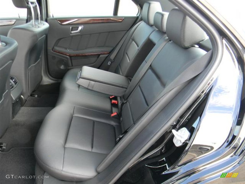 Black Interior 2012 Mercedes-Benz E 350 BlueTEC Sedan Photo #57739749