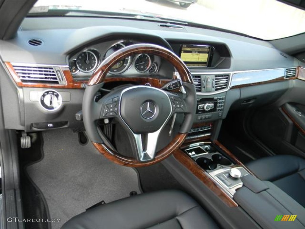 2012 Mercedes-Benz E 350 BlueTEC Sedan Black Dashboard Photo #57739767