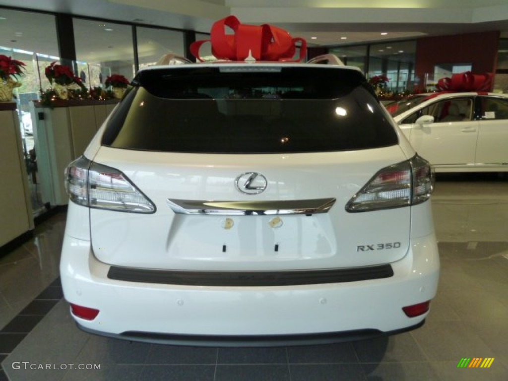 2012 RX 350 AWD - Starfire White Pearl / Parchment photo #3