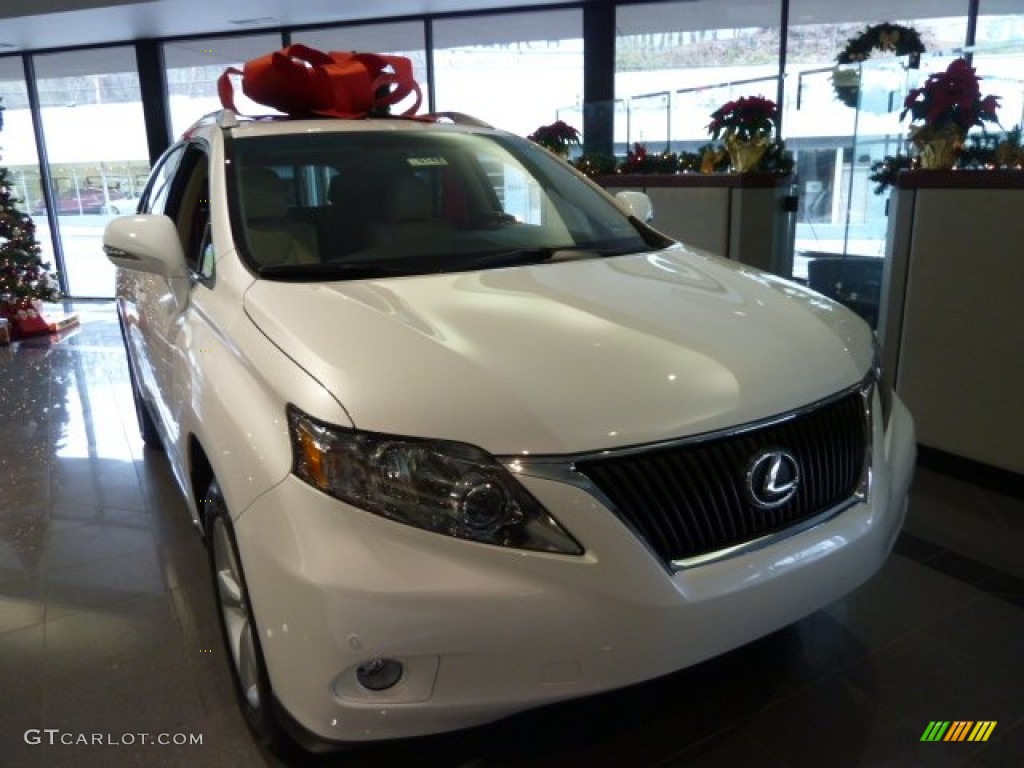 2012 RX 350 AWD - Starfire White Pearl / Parchment photo #6