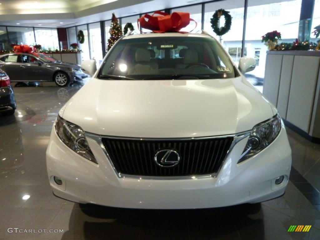 2012 RX 350 AWD - Starfire White Pearl / Parchment photo #7
