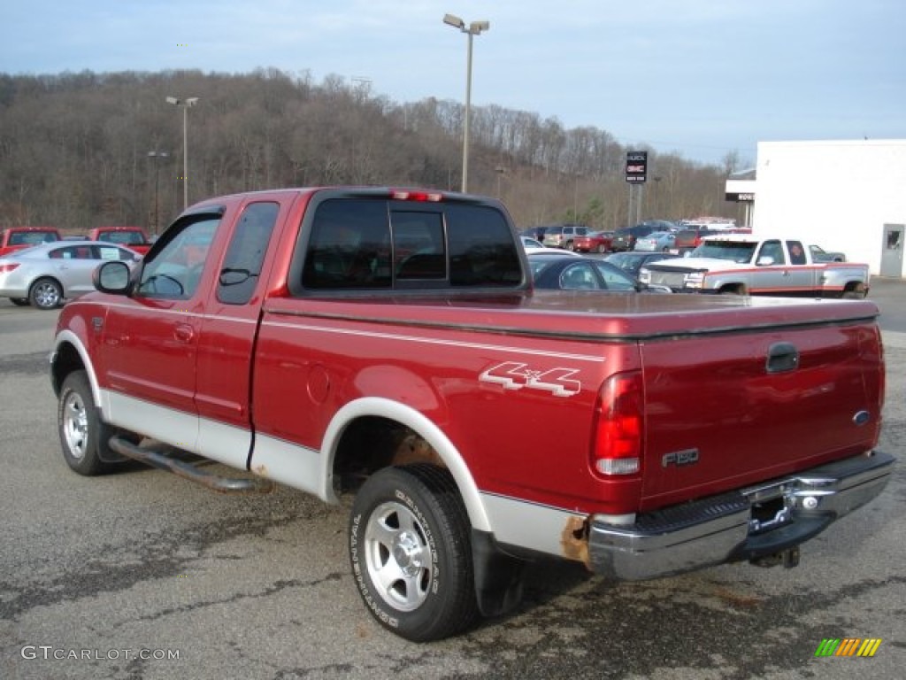 2005 F150 XLT Regular Cab - Dark Toreador Red Metallic / Medium Flint Grey photo #6