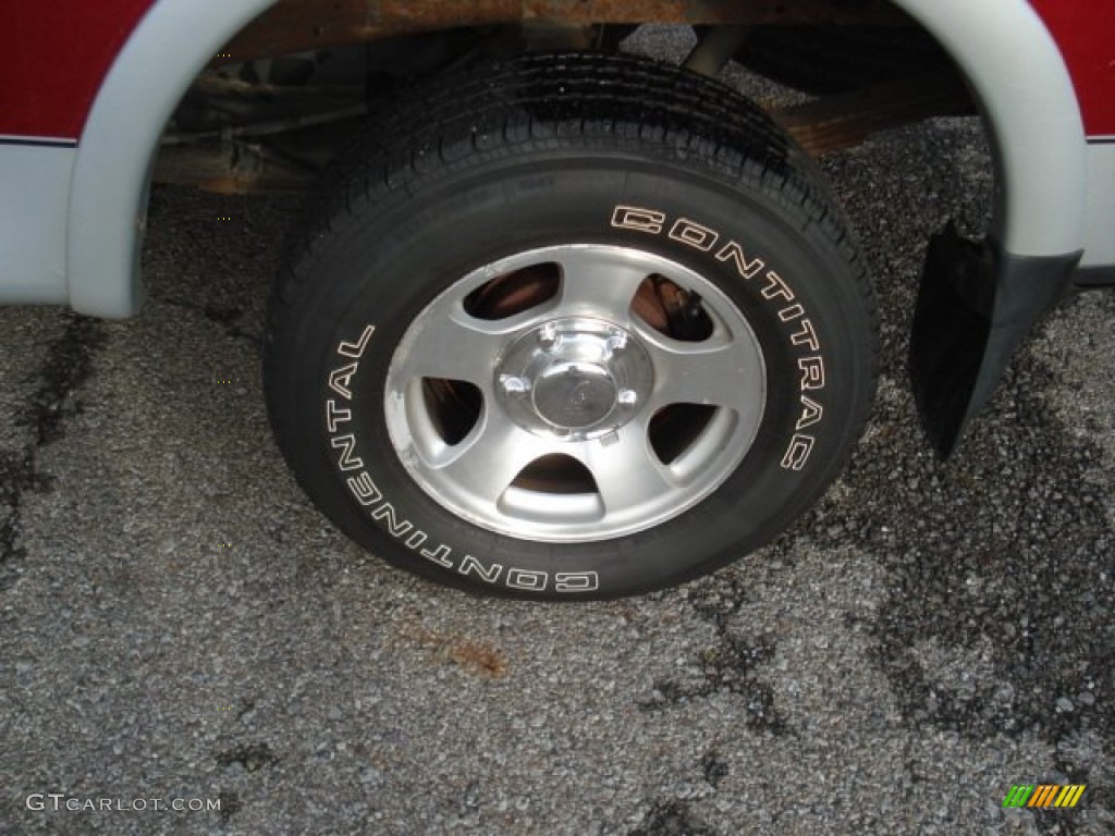 2005 F150 XLT Regular Cab - Dark Toreador Red Metallic / Medium Flint Grey photo #7