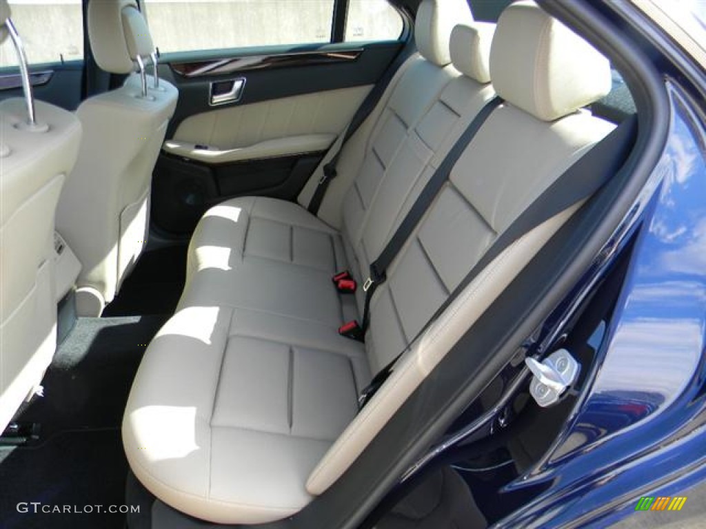 2012 E 350 Sedan - Capri Blue Metallic / Almond/Black photo #10