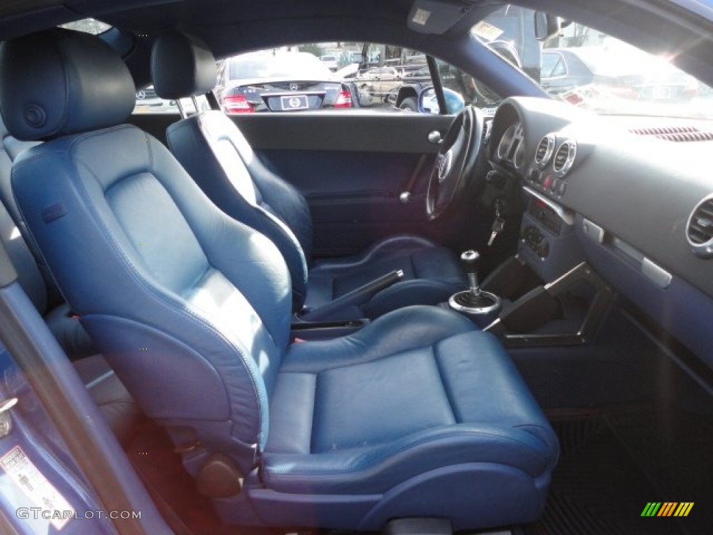 Denim Blue Interior 2000 Audi TT 1.8T Coupe Photo #57741044