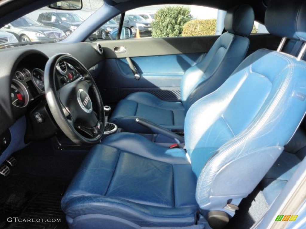 Denim Blue Interior 2000 Audi TT 1.8T Coupe Photo #57741125