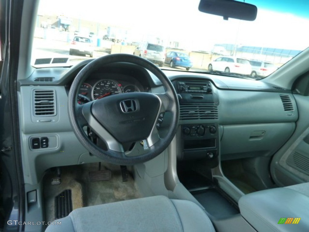 2003 Honda Pilot LX 4WD Gray Dashboard Photo #57741806