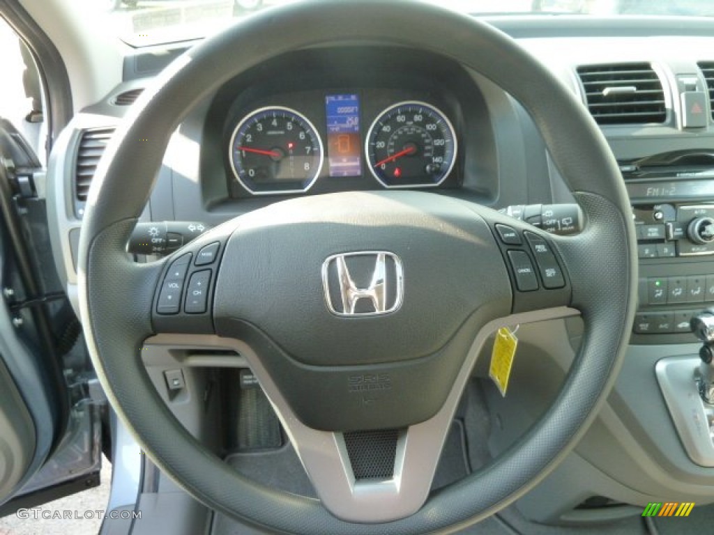 2011 Honda CR-V EX 4WD Gray Steering Wheel Photo #57742025