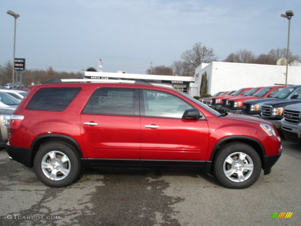 Crystal Red Tintcoat 2012 GMC Acadia SLE AWD Exterior Photo #57742739