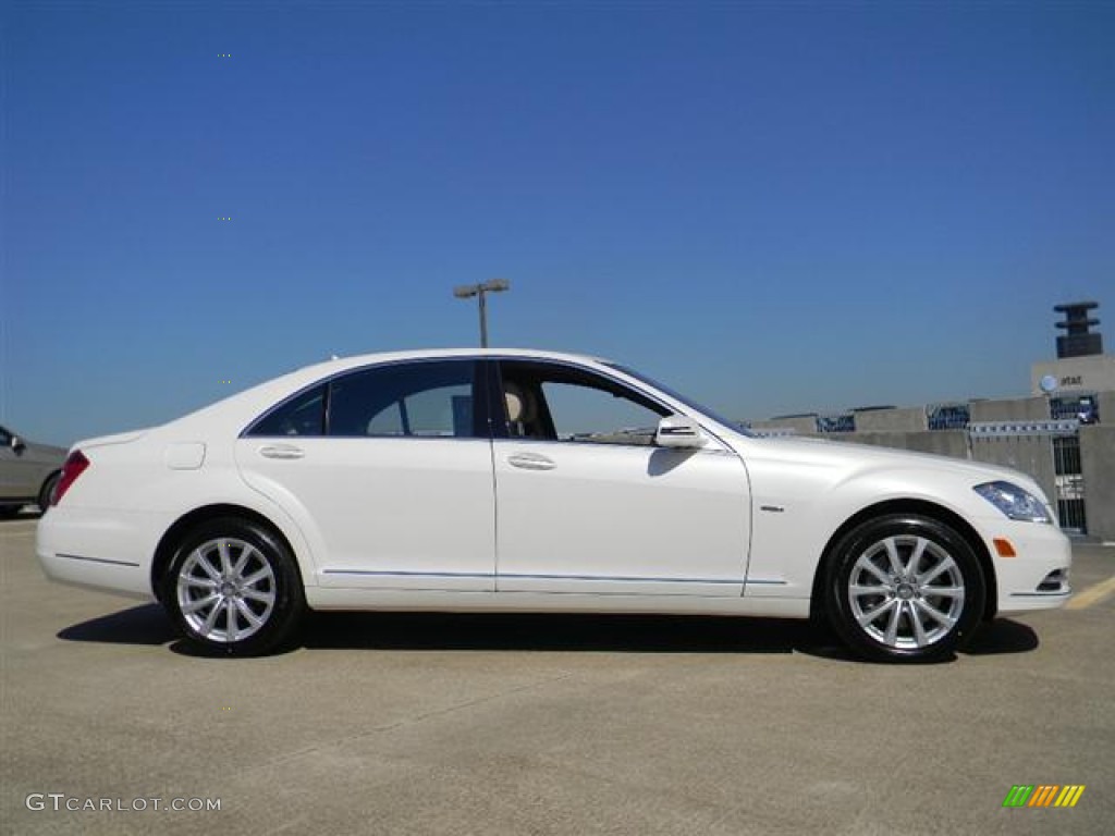 Diamond White Metallic 2012 Mercedes-Benz S 350 BlueTEC 4Matic Exterior Photo #57743507