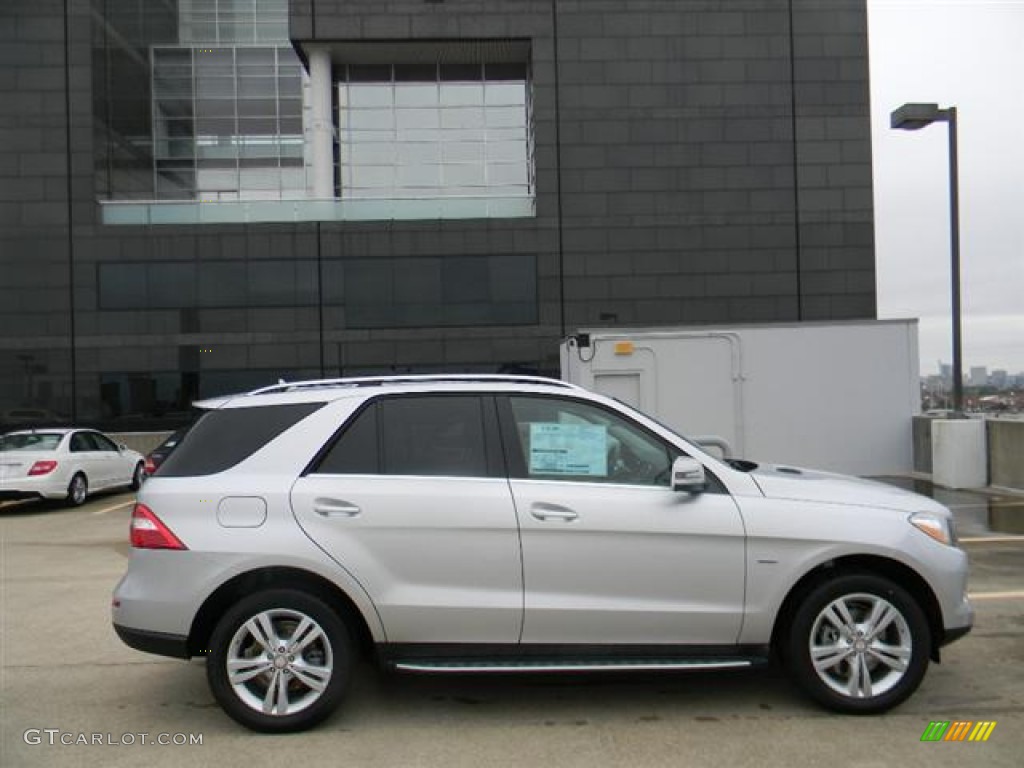 Iridium Silver Metallic 2012 Mercedes-Benz ML 350 BlueTEC 4Matic Exterior Photo #57744440