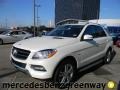 2012 Diamond White Metallic Mercedes-Benz ML 350 4Matic  photo #1