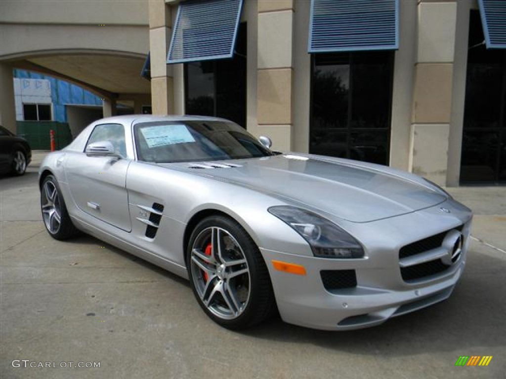 Iridium Silver Metallic 2012 Mercedes-Benz SLS AMG Exterior Photo #57744989