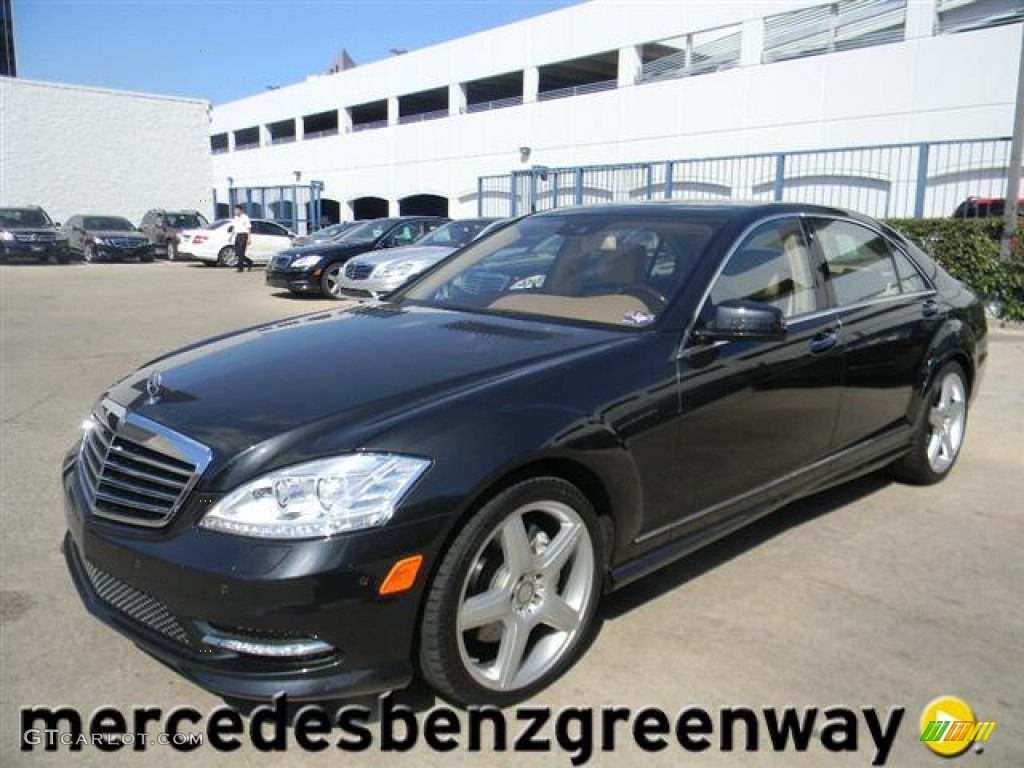 2011 S 550 Sedan - Magnetite Black Metallic / Cashmere/Savanah photo #1