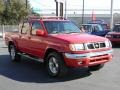 2000 Aztec Red Nissan Frontier SE Crew Cab 4x4  photo #3