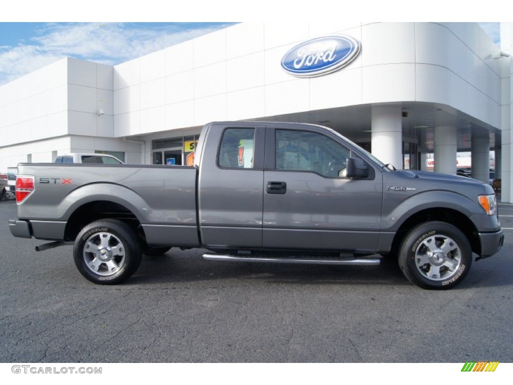 2010 F150 STX SuperCab - Sterling Grey Metallic / Medium Stone photo #2