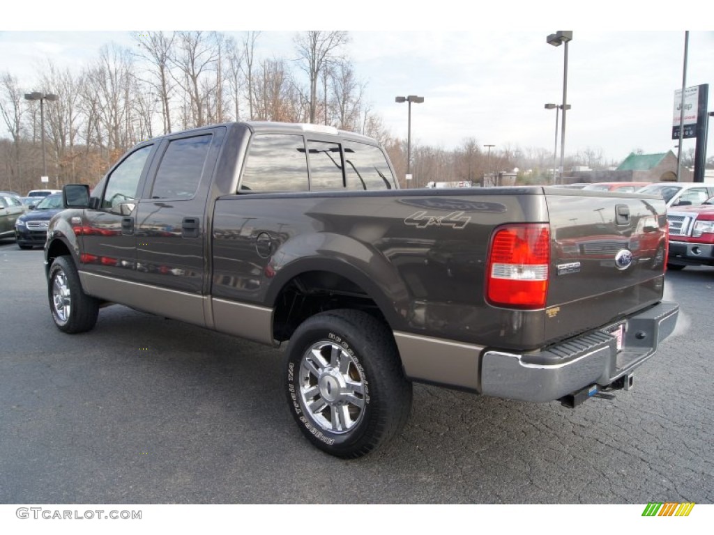 2006 F150 XLT SuperCrew 4x4 - Dark Stone Metallic / Tan photo #35