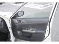 Carbon Black 2008 Subaru Impreza WRX Wagon Door Panel