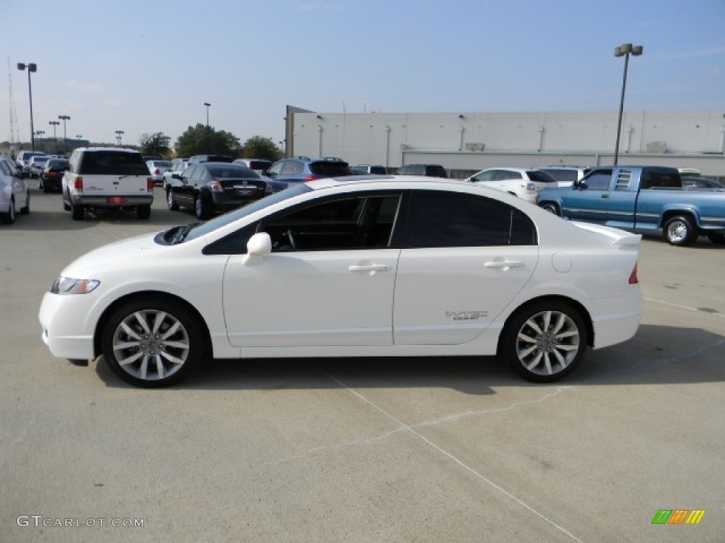 2011 White honda civic coupe #4
