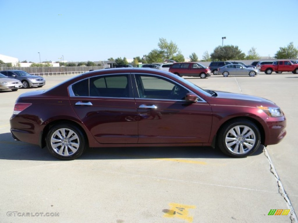 2011 Accord EX-L V6 Sedan - Basque Red Pearl / Ivory photo #3