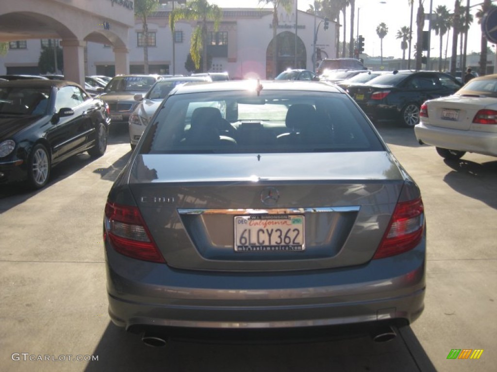 2010 C 300 Sport - Palladium Silver Metallic / Black photo #3