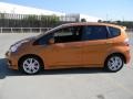 2010 Orange Revolution Metallic Honda Fit Sport  photo #5