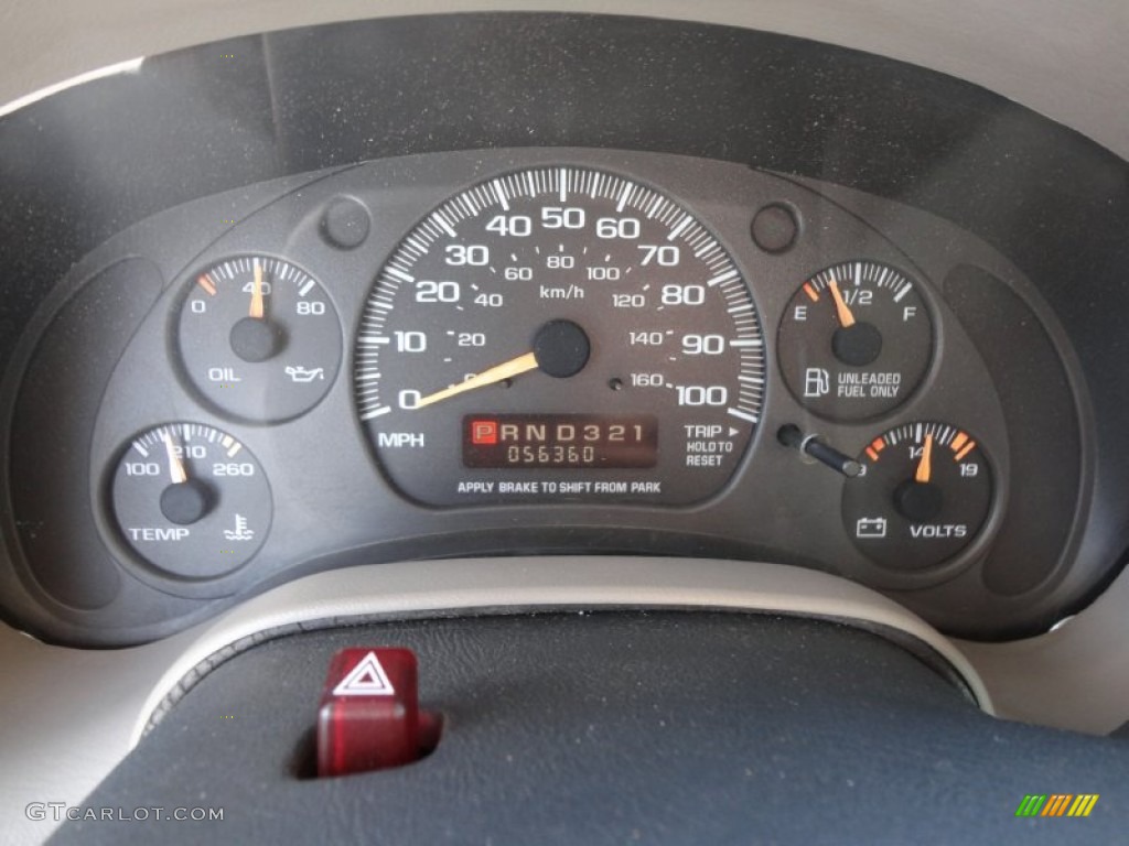 2002 Chevrolet Astro LT Gauges Photo #57753185
