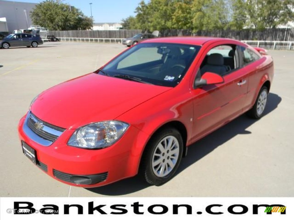 2009 Cobalt LT Coupe - Victory Red / Gray photo #1