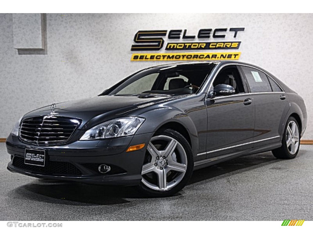 2009 S 550 4Matic Sedan - designo Graphite Metallic / designo Corteccia photo #1