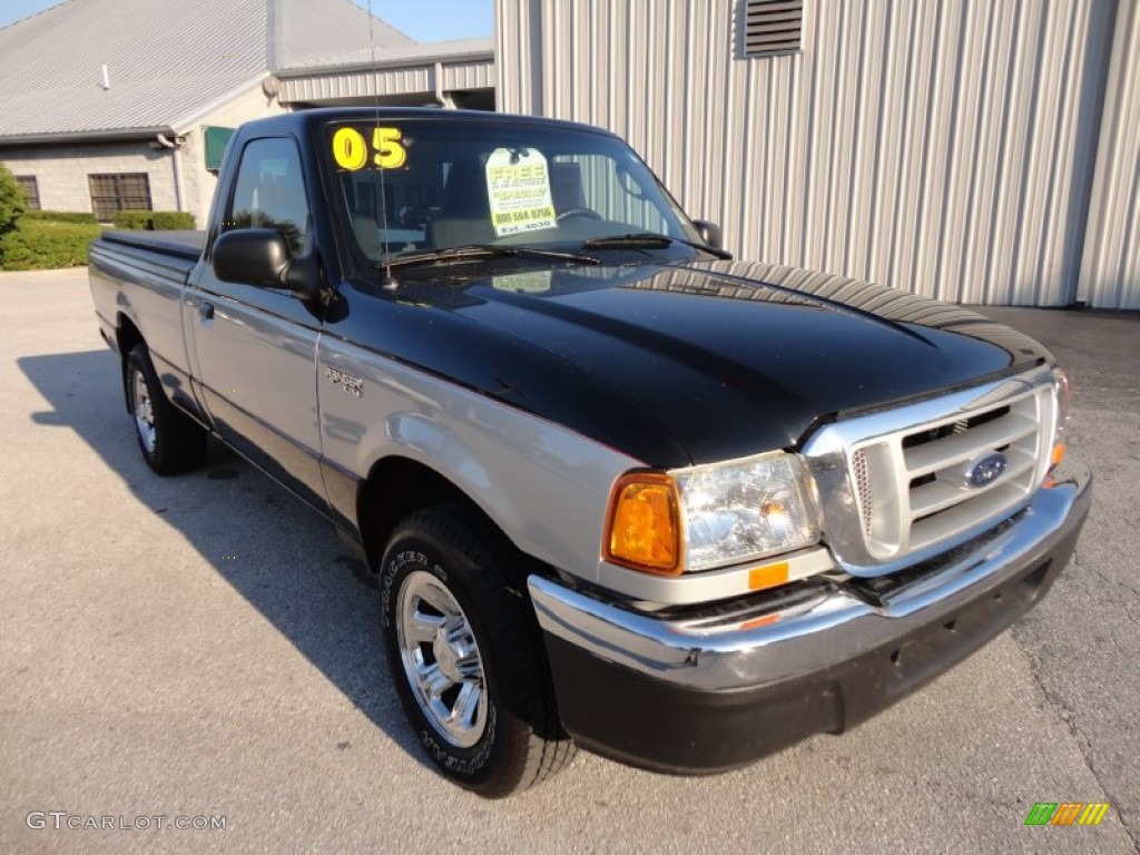 Black 2005 Ford Ranger XLT Regular Cab Exterior Photo #57753848