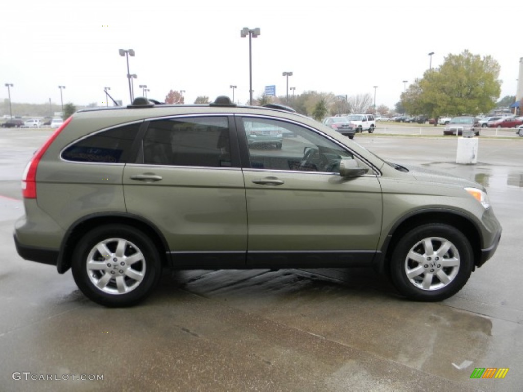 2008 CR-V EX-L - Green Tea Metallic / Ivory photo #3