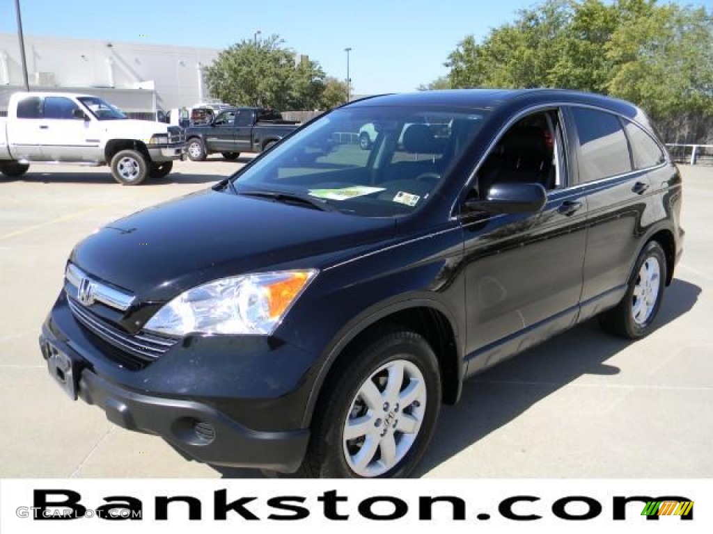 2008 CR-V EX-L - Nighthawk Black Pearl / Black photo #1