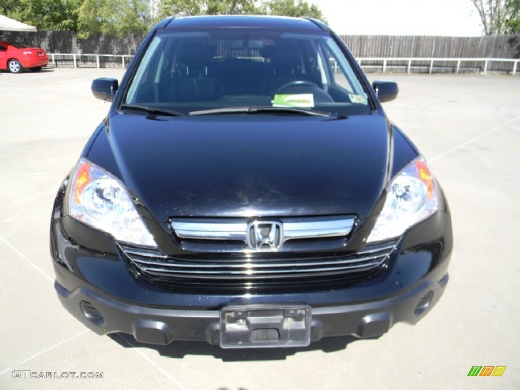 2008 CR-V EX-L - Nighthawk Black Pearl / Black photo #3