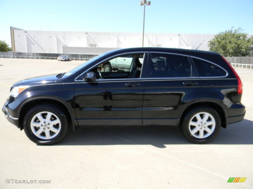 2008 CR-V EX-L - Nighthawk Black Pearl / Black photo #5