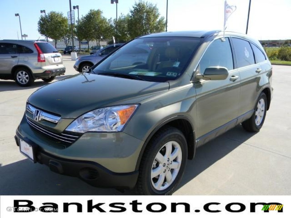 2008 CR-V EX-L - Green Tea Metallic / Ivory photo #1