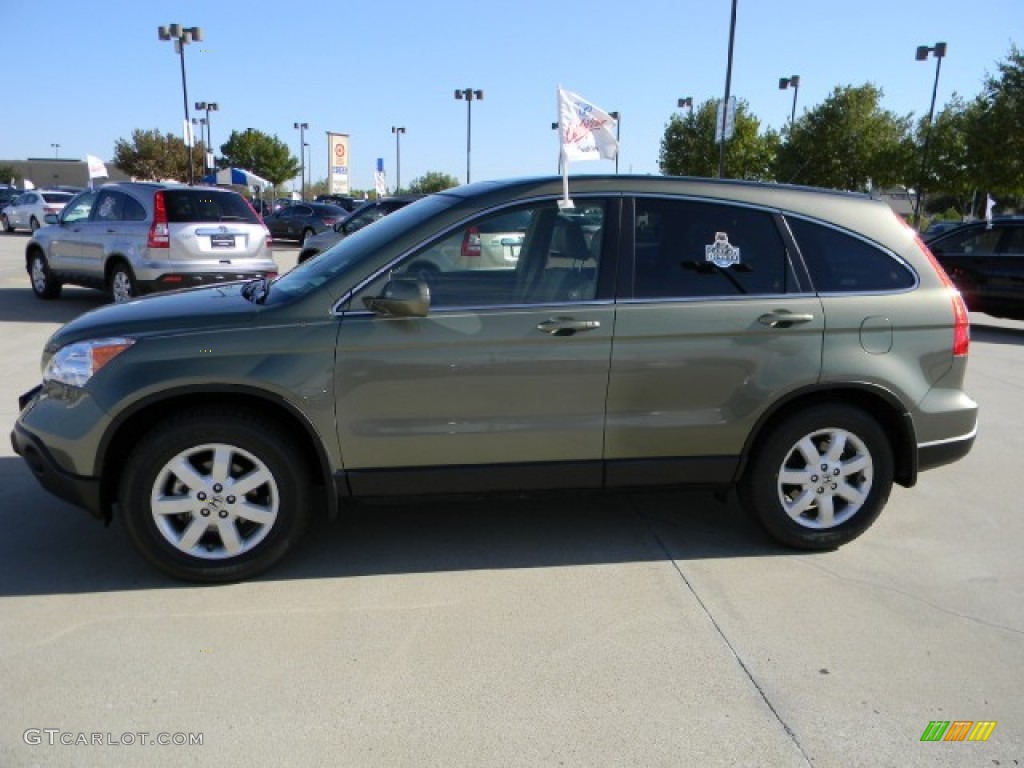 2008 CR-V EX-L - Green Tea Metallic / Ivory photo #5