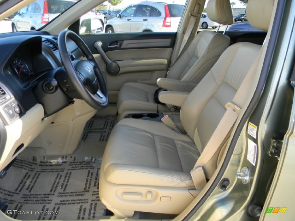 2008 CR-V EX-L - Green Tea Metallic / Ivory photo #8