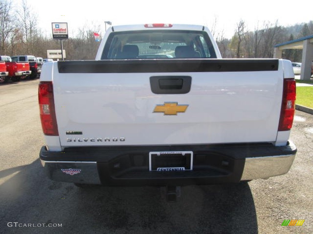 2012 Silverado 1500 Work Truck Crew Cab 4x4 - Summit White / Dark Titanium photo #3