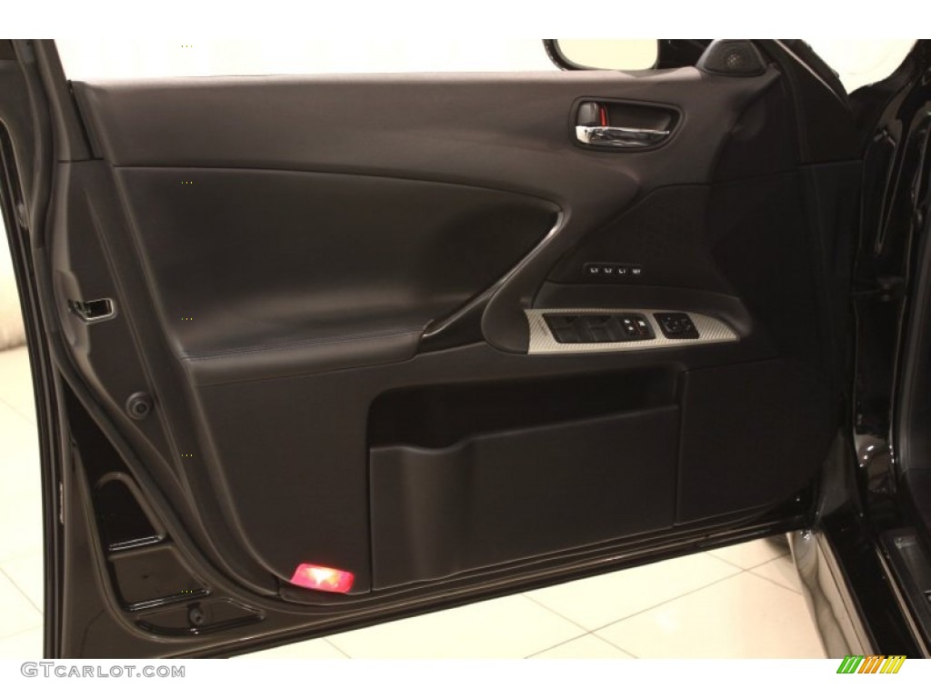 2009 Lexus IS F Black Door Panel Photo #57756152