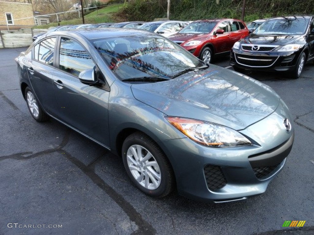 Dolphin Gray Mica 2012 Mazda MAZDA3 i Touring 4 Door Exterior Photo #57757274